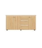 Tủ hồ sơ THS11.2 160x80 - Vân gỗ nhạt