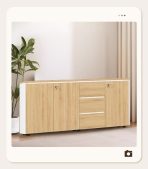 Tủ hồ sơ THS11.2 160x80 - Vân gỗ nhạt