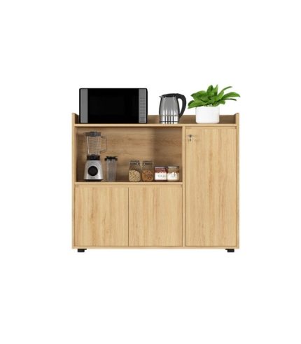 Tủ hồ sơ THS12.1 120x100 - Vân gỗ nhạt