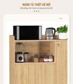 Tủ hồ sơ THS12.1 120x100 - Vân gỗ nhạt