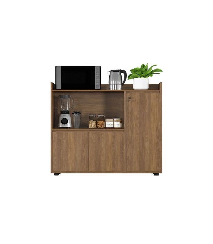 Tủ hồ sơ THS12.2 120x100 - Vân gỗ đậm
