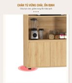 Tủ hồ sơ THS12.4 160x100 - Vân gỗ nhạt