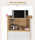 Tủ hồ sơ THS12.6 160x100 - Vân gỗ kết hợp Trắng