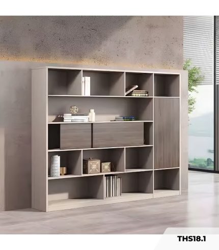 Tủ hồ sơ THS18.1 200x200 - Vân gỗ