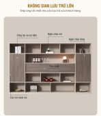 Tủ hồ sơ THS18.4 320x200 - Vân gỗ