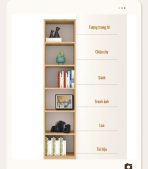 Tủ hồ sơ THS20.1 40x180 - Vân gỗ nhạt