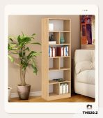 Tủ hồ sơ THS20.2 60x180 - Vân gỗ nhạt
