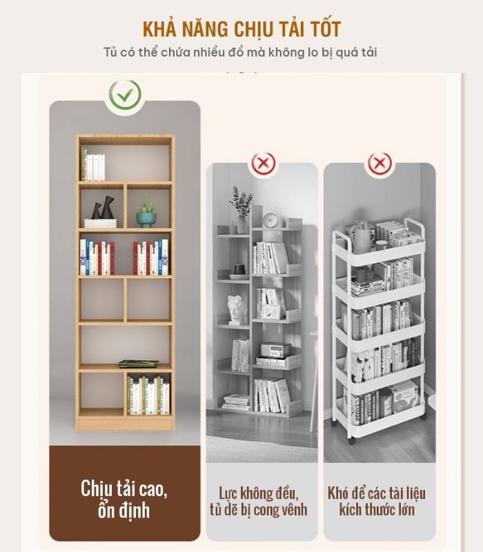 Tủ hồ sơ THS20.2 60x180 - Vân gỗ nhạt