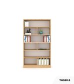 Tủ hồ sơ THS20.3 90x180 - Vân gỗ nhạt