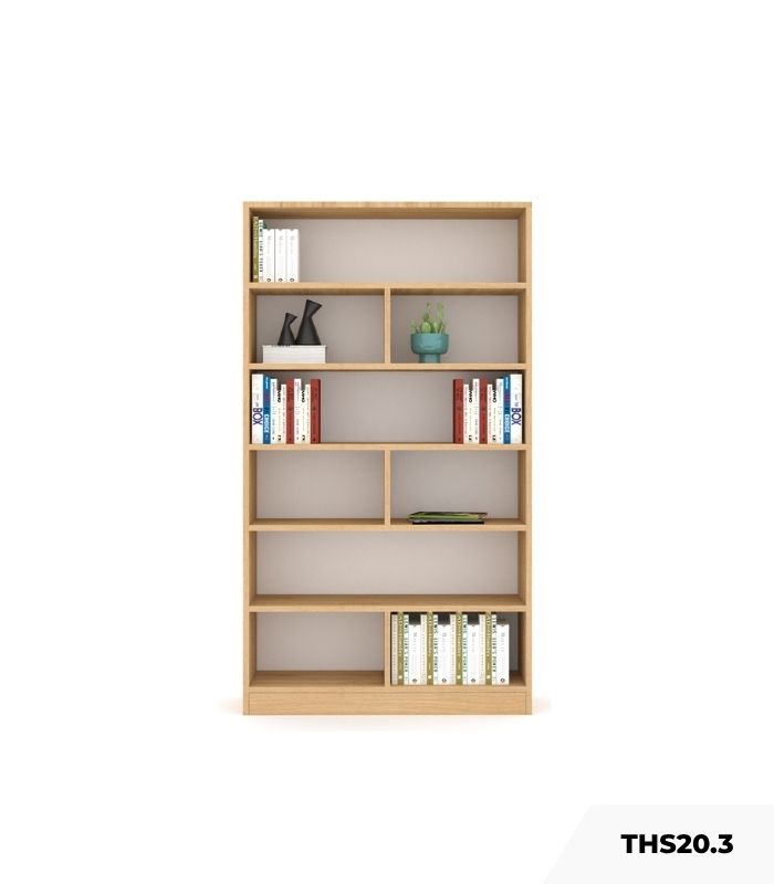 Tủ hồ sơ THS20.3 90x180 - Vân gỗ nhạt