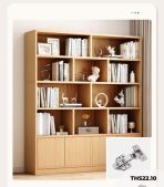 Tủ hồ sơ THS22.10 140x180 - Vân gỗ nhạt