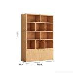 Tủ hồ sơ THS21.1 90x180 - Trắng kết hợp Vân gỗ nhạt