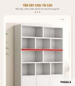 Tủ hồ sơ THS22.3 100x180 -Trắng