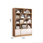 Tủ hồ sơ THS22.5 120x180 - Vân gỗ nhạt kết hợp Trắng