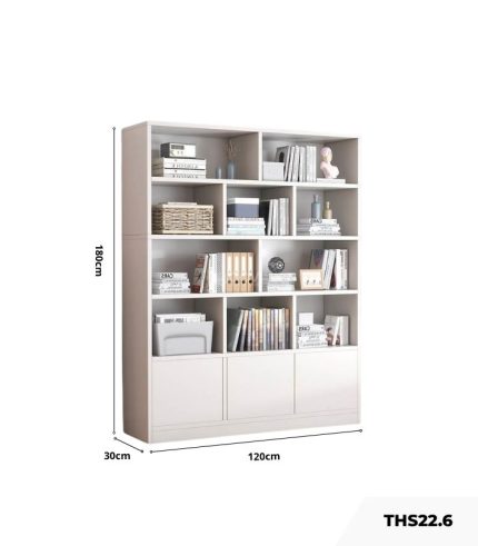 Tủ hồ sơ THS22.6 120x180 - Trắng