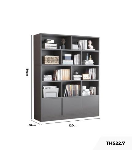 Tủ hồ sơ THS22.7 120x180 - Ghi