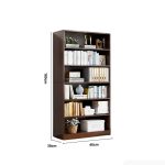Tủ hồ sơ THS23.2 40x180 - Vân gỗ đậm