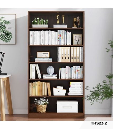 Tủ hồ sơ THS23.2 40x180 - Vân gỗ đậm