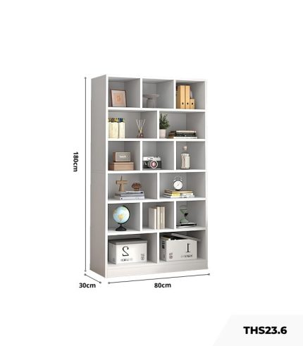 Tủ hồ sơ THS23.5 80x180 - Vân gỗ nhạt