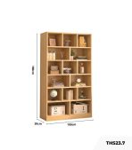 Tủ hồ sơ THS23.7 100x180 - Vân gỗ nhạt
