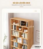 Tủ hồ sơ THS23.7 100x180 - Vân gỗ nhạt