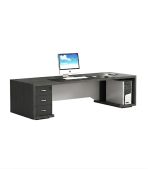 Bàn giám đốc BGD09.3 160x70 - Trắng kết hợp Đen