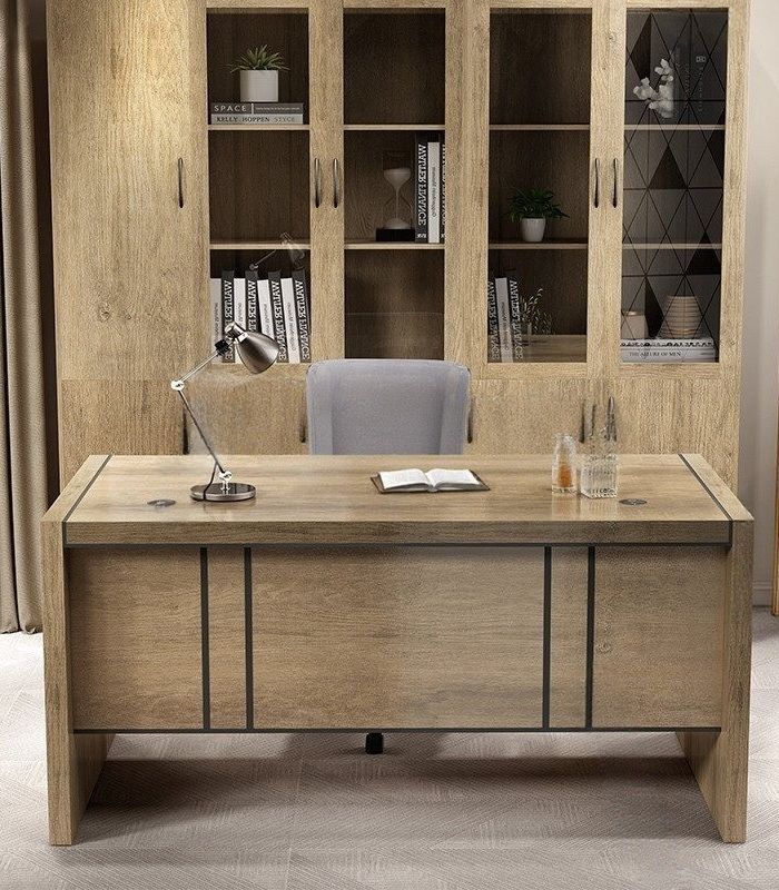 Bàn giám đốc BGD16.1 140x60 - Vân gỗ