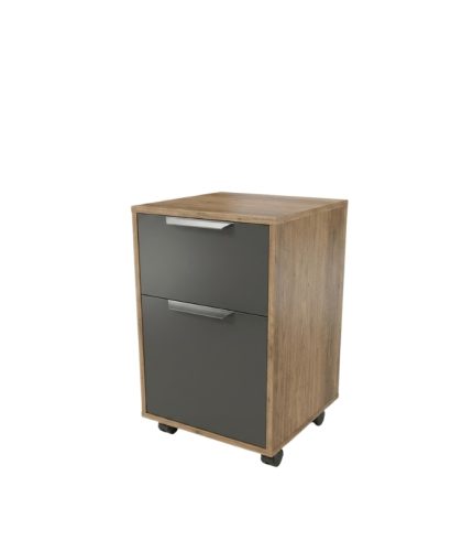 Tab di động 2 ngăn TDD25.1 35x35x60 - Vân gỗ