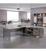 Bàn giám đốc BGD17.1 180x70 - Vân gỗ kết hợp Ghi
