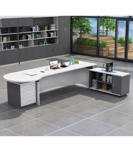 Bàn giám đốc BGD18.140x55 - Trắng