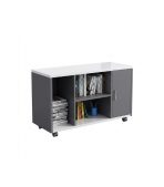 Tủ Phụ Di Động TDD26.1 100x25x60 - Trắng kết hợp Xám