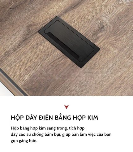 Bàn giám đốc BGD21.1 180x120 - Vân gỗ