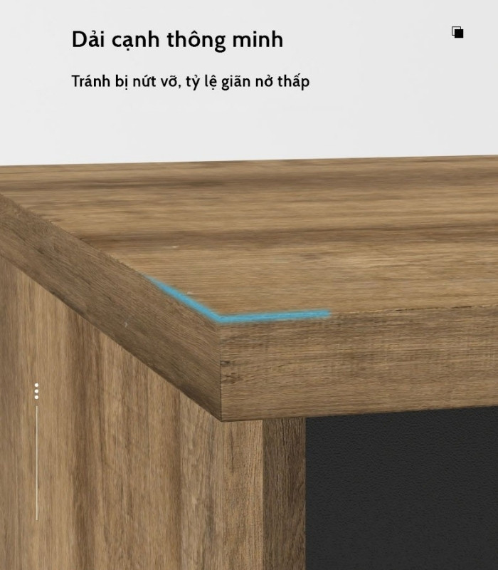 Bàn giám đốc BGD21.1 180x120 - Vân gỗ