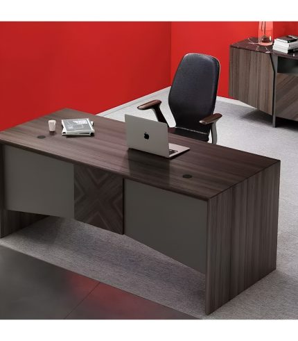 Bàn giám đốc BGD24.1 140x60 - Vân gỗ đậm