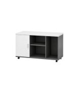 Tủ Phụ Di Động TDD22.2 120x35x60 - Trắng kết hợp Ghi - Ảnh 2
