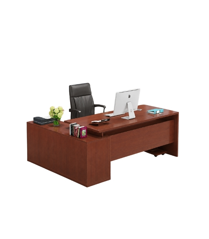 Bàn giám đốc BGD27.4 120x50 - Vân gỗ đậm