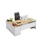 Bàn giám đốc BGD27.2 120x50 - Vân gỗ kết hợp Trắng - Ảnh 2