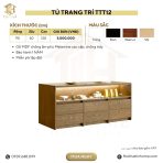 Tủ Trang Trí TTT12.1 120x40x90 - Vân Gỗ