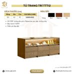 Tủ Trang Trí TTT12.1 120x40x90 - Vân Gỗ