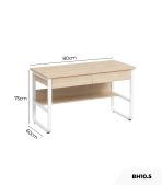 Bàn học BH10.5 80x60 - Vân gỗ nhạt