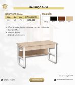 Bàn học BH10.5 80x60 - Vân gỗ nhạt