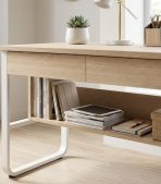 Bàn làm việc LBV92.1 140x60 - Vân gỗ nhạt