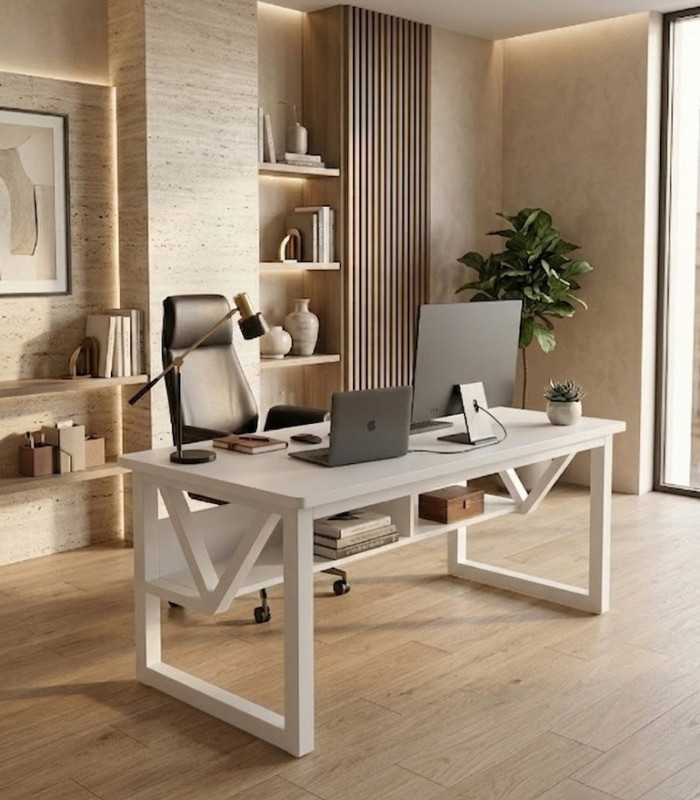 Bàn làm việc LBV06.3 120x60 - Trắng
