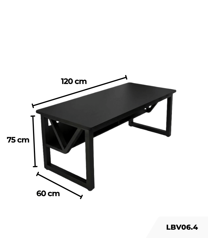 Bàn làm việc LBV06.4 120x60 - Đen