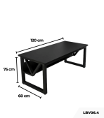Bàn làm việc LBV06.4 120x60 - Đen