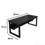 Bàn làm việc LBV06.4 120x60 - Đen