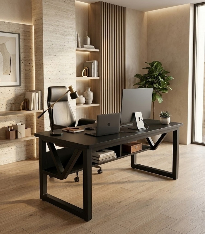 Bàn làm việc LBV06.4 120x60 - Đen