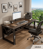 Bàn làm việc LBV06.5 140×60 – Vân gỗ đậm