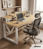 Bàn làm việc LBV06.6 140×60 – Vân gỗ nhạt