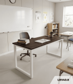 Bàn làm việc LBV40.8 180x60 - Vân gỗ đậm